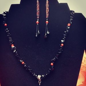 Handmade Necklace and earrings set
